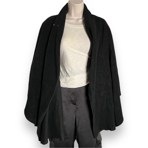 PLUTO Lingerie Peony Wrap in Black Soft & Cozy Lounge ONE SIZE NWT - Picture 4 of 11